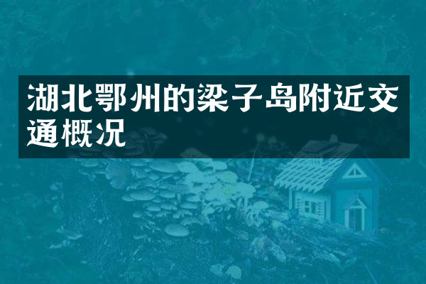 湖北鄂州的梁子岛附近交通概况