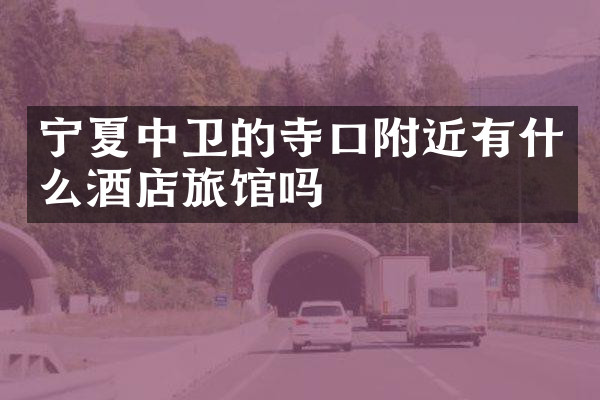 宁夏中卫的寺口附近有什么酒店旅馆吗