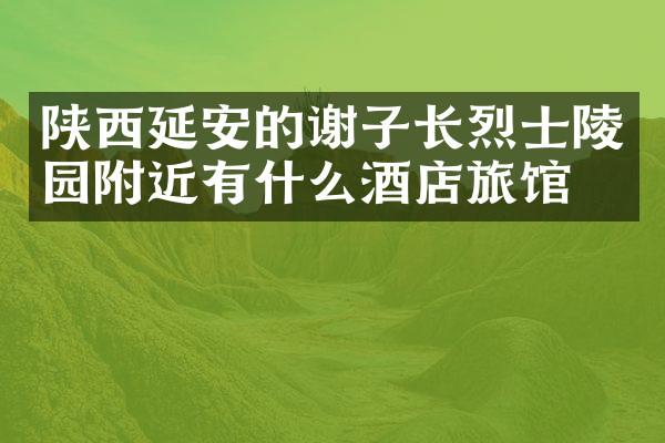 陕西延安的谢子长烈士陵园附近有什么酒店旅馆吗