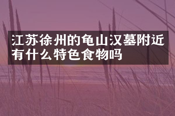 江苏徐州的龟山汉墓附近有什么特色食物吗