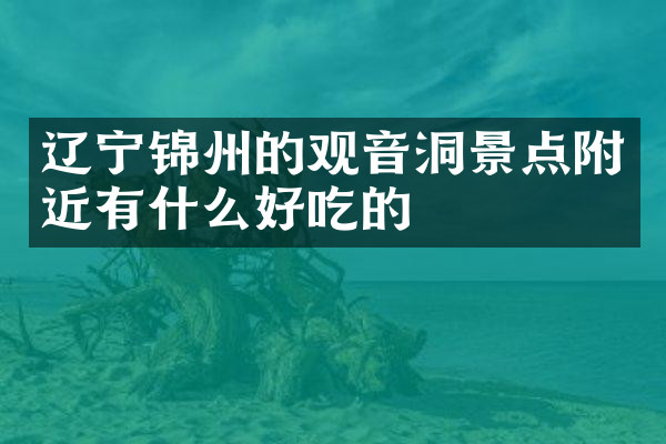 辽宁锦州的观音洞景点附近有什么好吃的