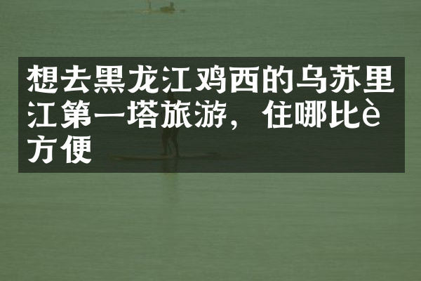 想去黑龙江鸡西的乌苏里江第一塔旅游，住哪比较方便