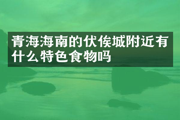青海海南的伏俟城附近有什么特色食物吗