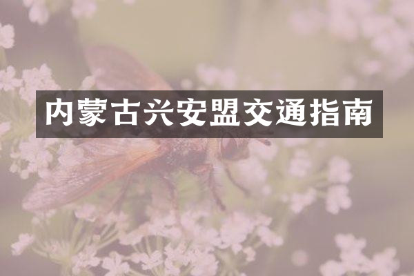 内蒙古兴安盟交通指南