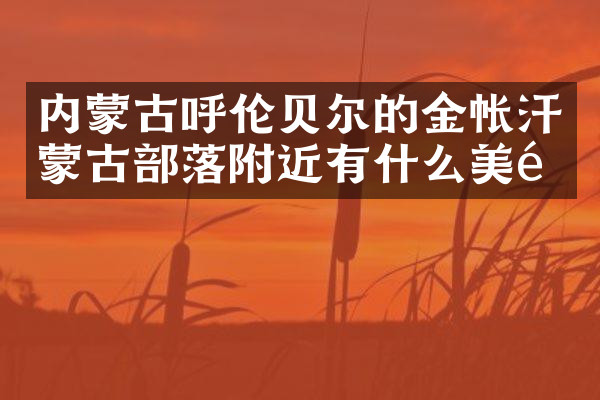内蒙古呼伦贝尔的金帐汗蒙古部落附近有什么美食