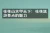 桂林山水甲天下：桂林旅游景点的魅力