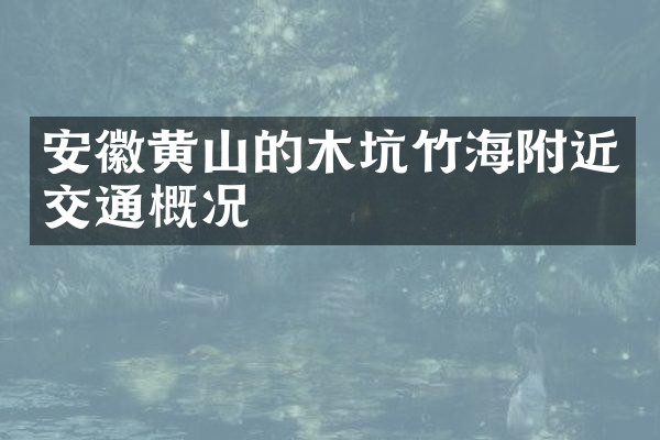 安徽黄山的木坑竹海附近交通概况