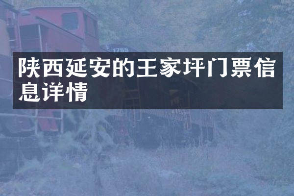 陕西延安的王家坪门票信息详情