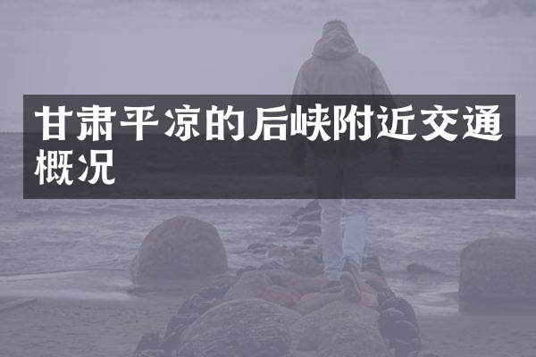 甘肃平凉的后峡附近交通概况