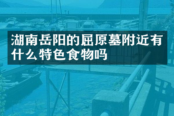 湖南岳阳的屈原墓附近有什么特色食物吗