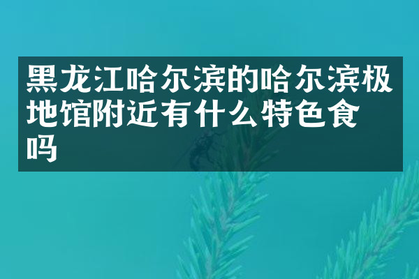 黑龙江哈尔滨的哈尔滨极地馆附近有什么特色食物吗