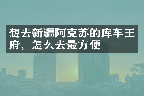 想去新疆阿克苏的库车王府，怎么去最方便