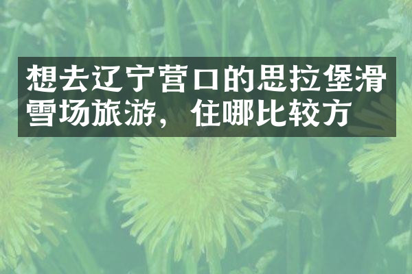 想去辽宁营口的思拉堡滑雪场旅游，住哪比较方便
