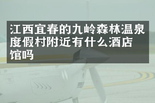 江西宜春的九岭森林温泉度假村附近有什么酒店旅馆吗