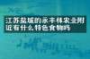 江苏盐城的永丰林农业附近有什么特色食物吗
