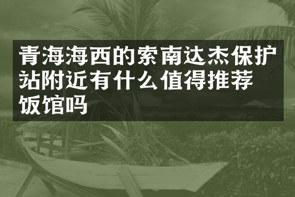 青海海西的索南达杰保护站附近有什么值得推荐的饭馆吗