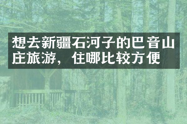 想去新疆石河子的巴音山庄旅游，住哪比较方便