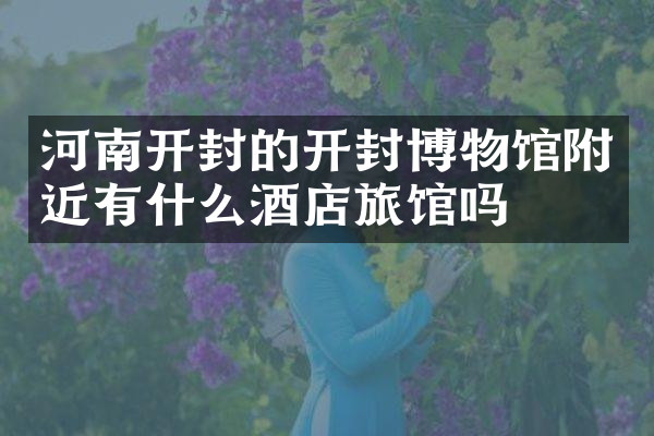 河南开封的开封博物馆附近有什么酒店旅馆吗