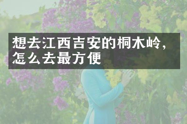 想去江西吉安的桐木岭，怎么去最方便