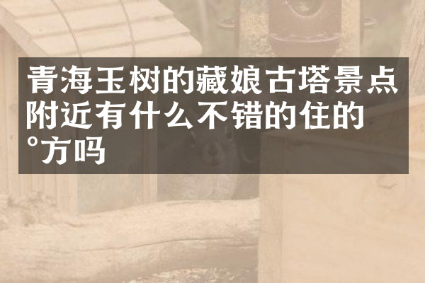 青海玉树的藏娘古塔景点附近有什么不错的住的地方吗