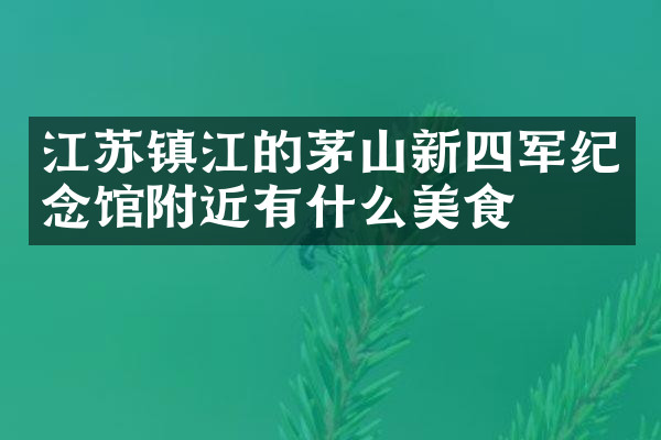 江苏镇江的茅山新四军纪念馆附近有什么美食
