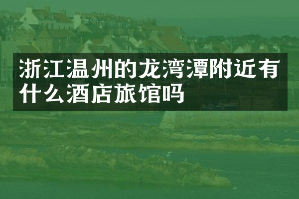 浙江温州的龙湾潭附近有什么酒店旅馆吗