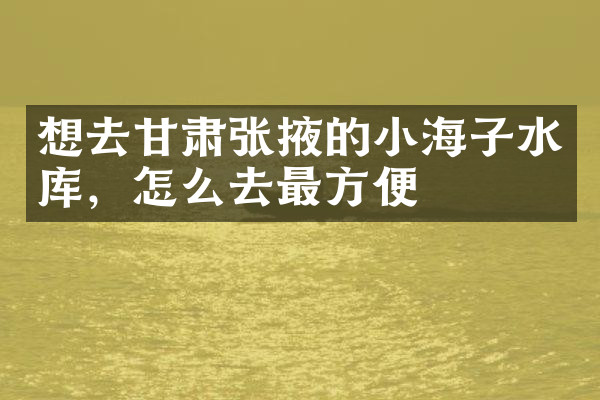 想去甘肃张掖的小海子水库，怎么去最方便