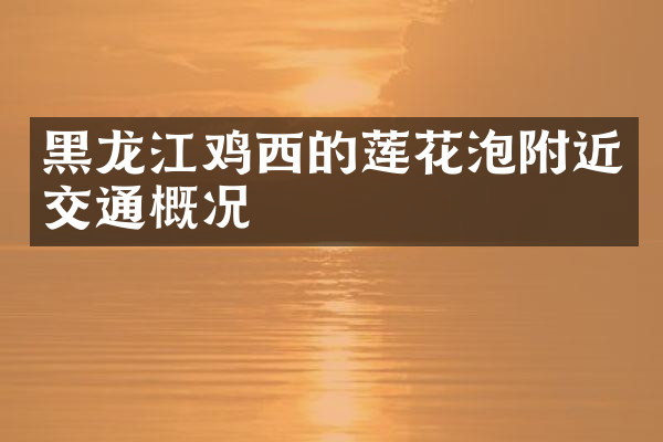 黑龙江鸡西的莲花泡附近交通概况