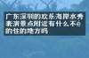 广东深圳的欢乐海岸水秀表演景点附近有什么不错的住的地方吗