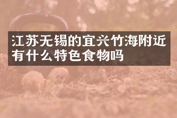 江苏无锡的宜兴竹海附近有什么特色食物吗