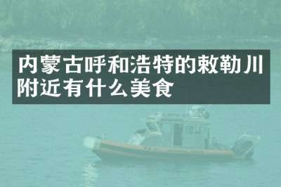 内蒙古呼和浩特的敕勒川附近有什么美食