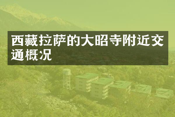西藏拉萨的大昭寺附近交通概况