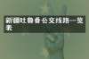 新疆吐鲁番公交线路一览表