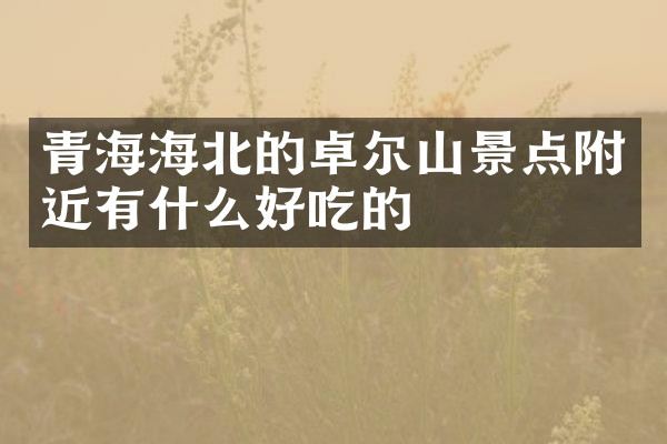 青海海北的卓尔山景点附近有什么好吃的