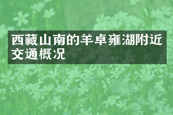 西藏山南的羊卓雍湖附近交通概况