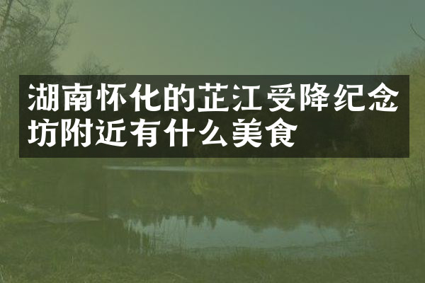 湖南怀化的芷江受降纪念坊附近有什么美食
