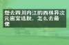 想去四川内江的西林异次元密室逃脱，怎么去最方便