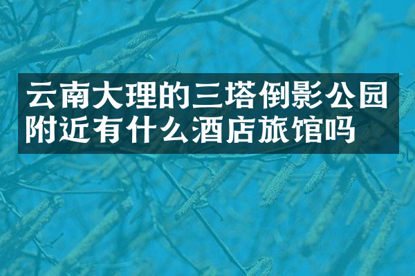 云南大理的三塔倒影公园附近有什么酒店旅馆吗