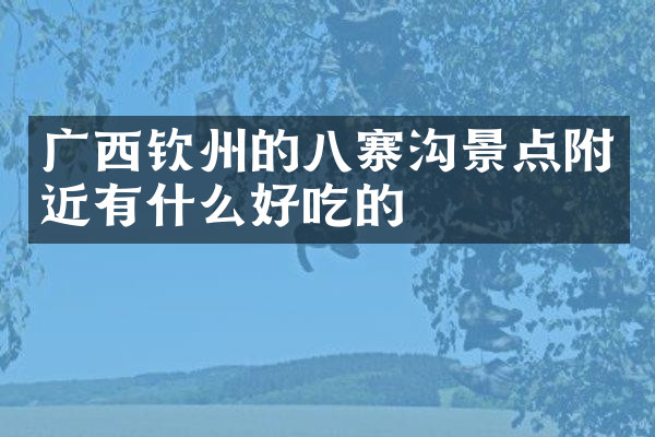 广西钦州的八寨沟景点附近有什么好吃的
