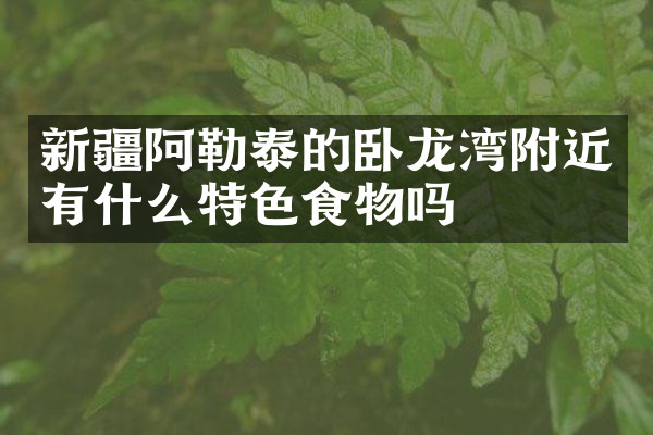 新疆阿勒泰的卧龙湾附近有什么特色食物吗