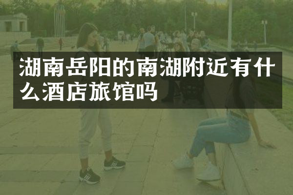 湖南岳阳的南湖附近有什么酒店旅馆吗