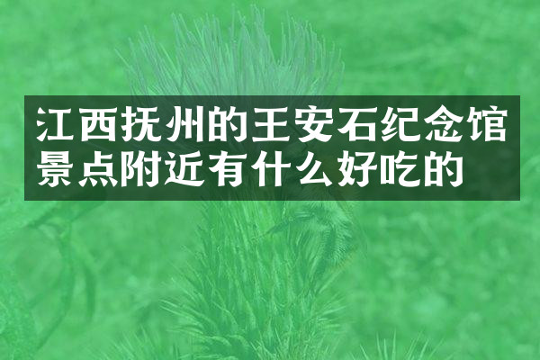 江西抚州的王安石纪念馆景点附近有什么好吃的