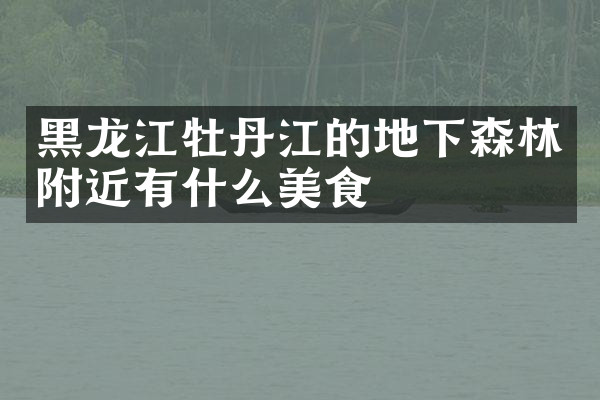 黑龙江牡丹江的地下森林附近有什么美食