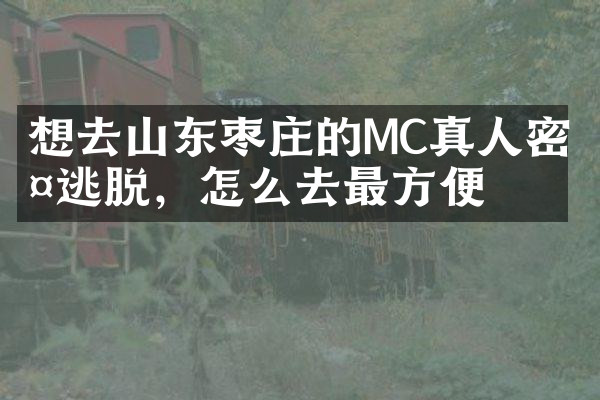 想去山东枣庄的MC真人密室逃脱，怎么去最方便