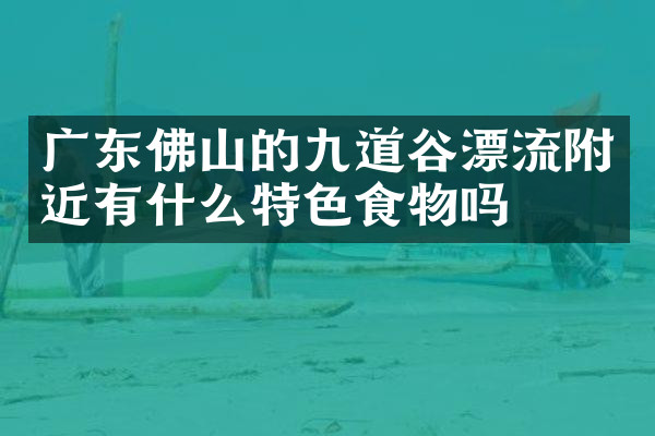 广东佛山的九道谷漂流附近有什么特色食物吗