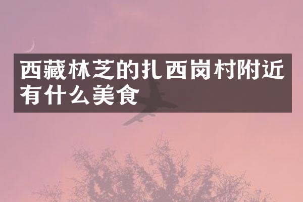 西藏林芝的扎西岗村附近有什么美食