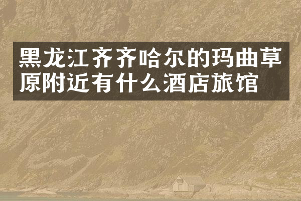 黑龙江齐齐哈尔的玛曲草原附近有什么酒店旅馆吗