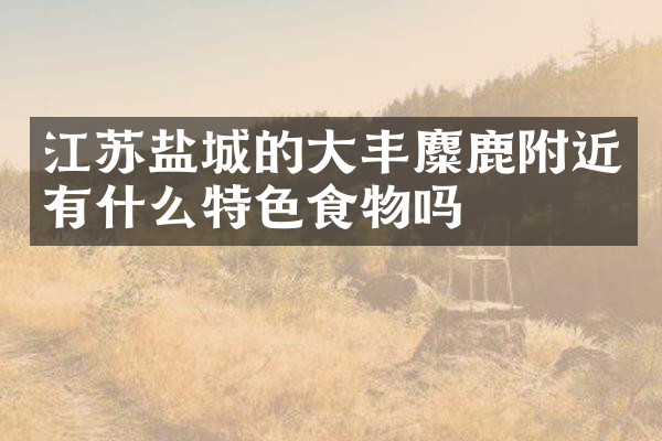 江苏盐城的大丰麋鹿附近有什么特色食物吗