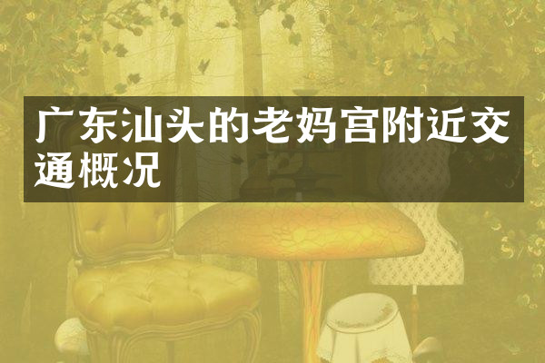 广东汕头的老妈宫附近交通概况