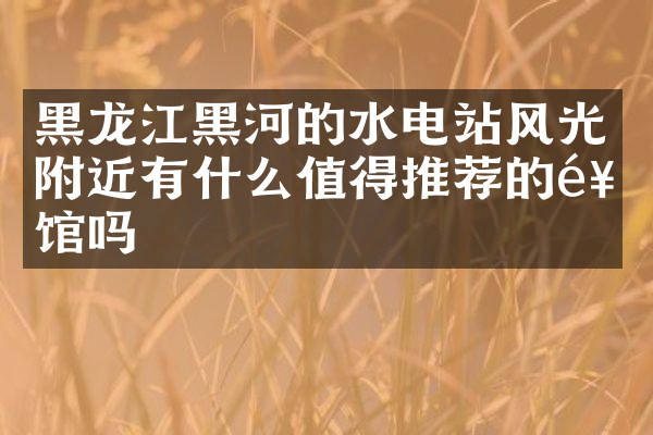 黑龙江黑河的水电站风光附近有什么值得推荐的饭馆吗